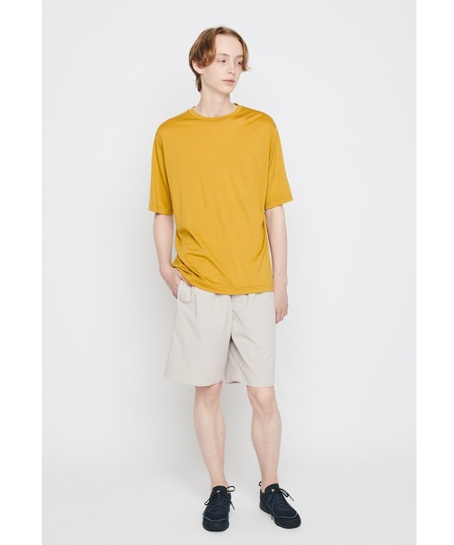DESCENTE PAUSE(デサントポーズ)の「メリノウールTシャツ / MERINO WOOL T-SHIRT(Tシャツ/カットソー・メンズ・ブラック/イエロー/ブルー・MEDIUM/X-LARGE/X-SMALL/LARGE/SMALL)」の7枚目の写真