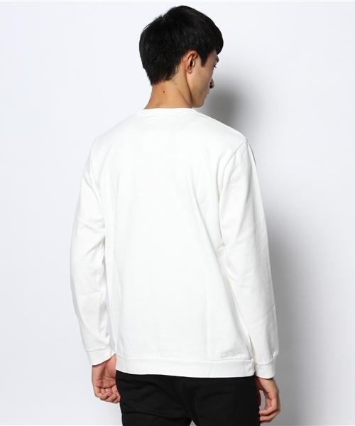 WHO'S WHO gallery(フーズフーギャラリー)の「【Em@//ONE】ポケットL/S(Tシャツ/カットソー・メンズ・オフホワイト/ネイビー・MEDIUM/LARGE)」の10枚目の写真