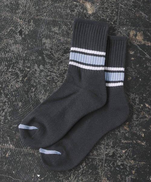GLOBAL WORK（グローバルワーク）の「パイルクッションミドルソックスＳ/925258（ソックス/靴下・メンズ・ホワイト系その他3/グリーン/ブルー系その他/ブルー系その他3/ブラック/その他/ブラック系その他/グリーン系その他/ホワイト系その他2/ブラック系その他3/ライトブルー/ホワイト/ライトグレー/パープル系その他/グレー系その他4/チャコールグレー/その他2/ホワイト系その他/その他3/その他1/ダークグレー/ブルー系その他4・FREE）」の6枚目の写真