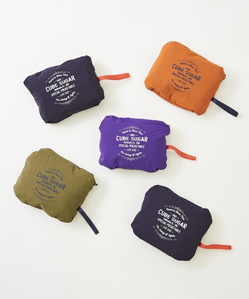 CUBE SUGAR（キューブシュガー）の「シルケット天竺UVカット加工ポケッタブルカーディガン（カーディガン/ボレロ・レディース・パープル/カーキ/オレンジ/マルチ/ナチュラル・M）」の8枚目の写真