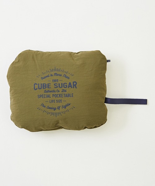 CUBE SUGAR（キューブシュガー）の「シルケット天竺UVカット加工ポケッタブルカーディガン（カーディガン/ボレロ・レディース・パープル/カーキ/オレンジ/マルチ/ナチュラル・M）」の14枚目の写真