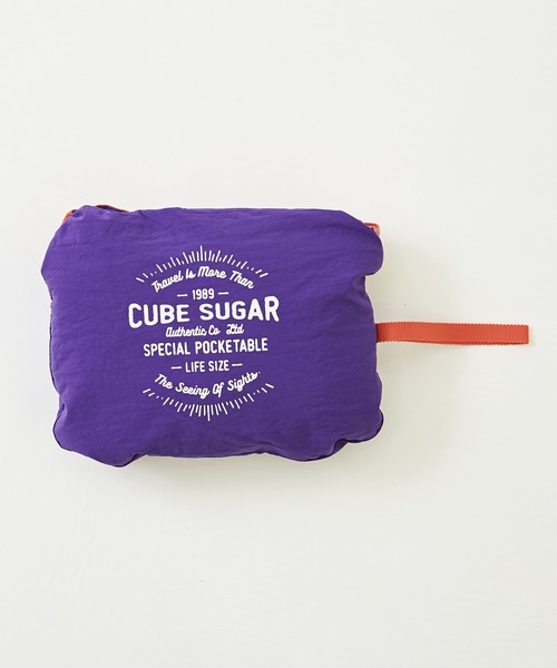 CUBE SUGAR（キューブシュガー）の「シルケット天竺UVカット加工ポケッタブルカーディガン（カーディガン/ボレロ・レディース・パープル/カーキ/オレンジ/マルチ/ナチュラル・M）」の16枚目の写真