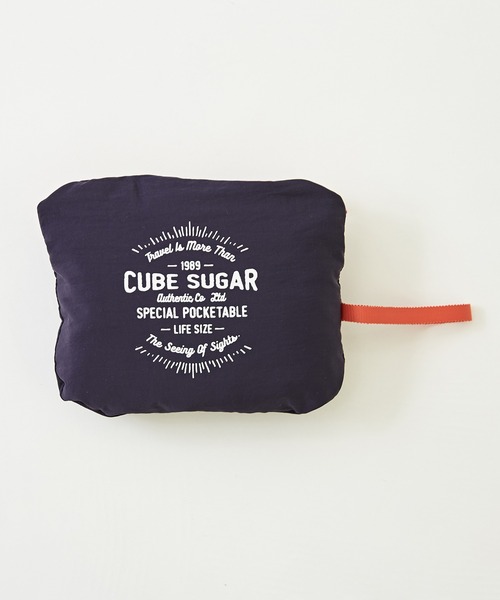 CUBE SUGAR（キューブシュガー）の「シルケット天竺UVカット加工ポケッタブルカーディガン（カーディガン/ボレロ・レディース・パープル/カーキ/オレンジ/マルチ/ナチュラル・M）」の20枚目の写真