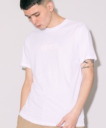 Guess（ゲス）の「GUESS/ゲス MENS S S/SLV TEE SHIRT ロゴ半袖Tシャツ（Tシャツ/カットソー・メンズ）」