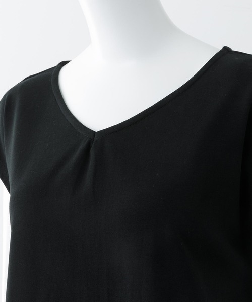 SILAS（サイラス）の「BACK LAYERED DRESS（ワンピース・レディース・ブラック/ベージュ・ONE SIZE）」の7枚目の写真