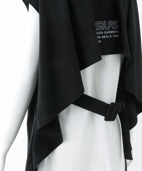 SILAS（サイラス）の「BACK LAYERED DRESS（ワンピース・レディース・ブラック/ベージュ・ONE SIZE）」の16枚目の写真