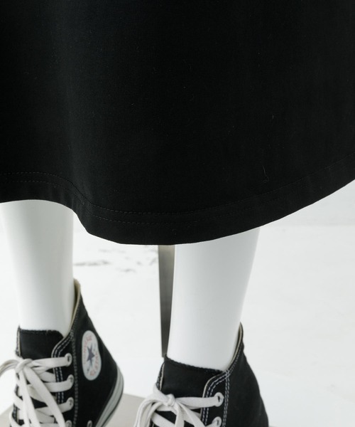 SILAS（サイラス）の「BACK LAYERED DRESS（ワンピース・レディース・ブラック/ベージュ・ONE SIZE）」の6枚目の写真