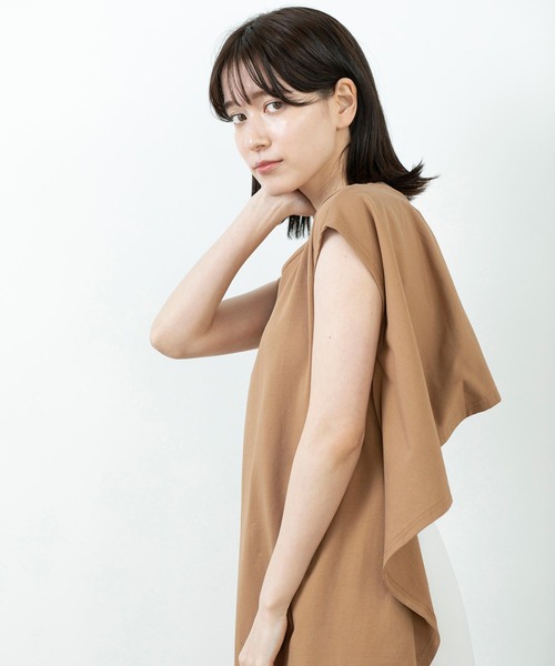SILAS（サイラス）の「BACK LAYERED DRESS（ワンピース・レディース・ブラック/ベージュ・ONE SIZE）」の17枚目の写真