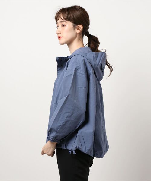 Samansa Mos2（サマンサ モスモス）の「脇リボンマウンテンパーカー（マウンテンパーカー・レディース・ブルー/キナリ/ベージュ/カーキ/イエロー・ﾌﾘ-）」の8枚目の写真