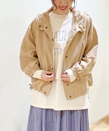 脇リボンマウンテンパーカー