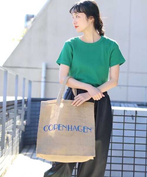 FREAK'S STORE（フリークスストア）の「ワッフルミニTシャツ（Tシャツ/カットソー・レディース・グリーン/レンガ/ホワイト/その他/ブラック・ﾌﾘ-）」の15枚目の写真