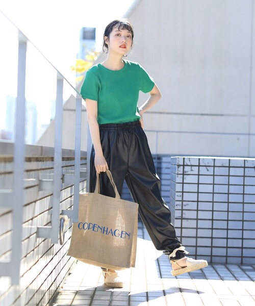 FREAK'S STORE（フリークスストア）の「ワッフルミニTシャツ（Tシャツ/カットソー・レディース・グリーン/レンガ/ホワイト/その他/ブラック・ﾌﾘ-）」の17枚目の写真