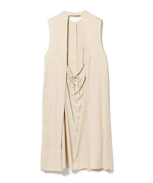 Ray BEAMS（レイビームス）の「Ray BEAMS / バックオープン ノースリーブ シャツワンピース（ワンピース・レディース・ナチュラル/イエロー系その他5・ONE SIZE）」の5枚目の写真