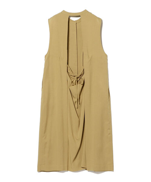 Ray BEAMS（レイビームス）の「Ray BEAMS / バックオープン ノースリーブ シャツワンピース（ワンピース・レディース・ナチュラル/イエロー系その他5・ONE SIZE）」の19枚目の写真