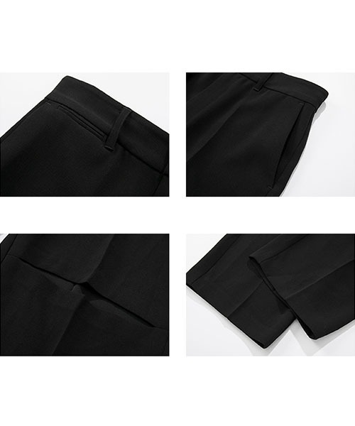 Fano Studios（ファノ ストゥディオズ）の「【Fano Studios】Cutting damaged high waist slacks FC21K029（スラックス・レディース・ブラック・L/S/M）」の10枚目の写真