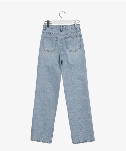 SONA（ソナ）の「SONYUNARA スリットストレートデニムパンツ（デニムパンツ・レディース・ブルー・SMALL/MEDIUM）」の12枚目の写真