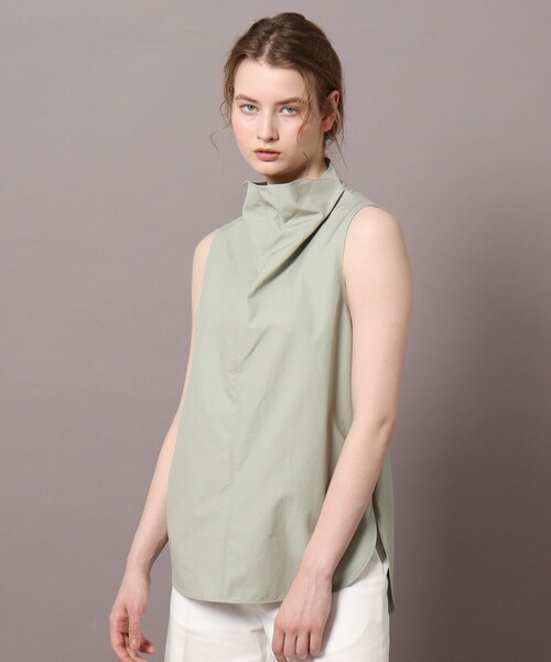 ビルドネックコットンブラウス（シャツ ブラウス） シャツ ブラウス トップス 【セール】｜DRESSTERIOR