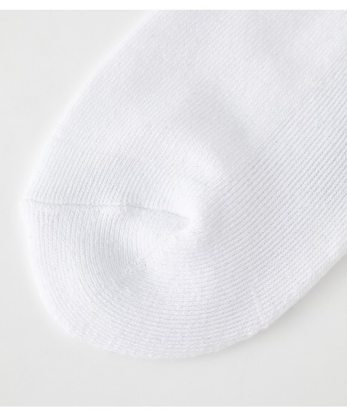 AZUL by moussy(アズールバイマウジー)の「MESSAGE & LINE CREW SOCKS/メッセージアンドラインクルーソックス(ソックス/靴下・メンズ・ホワイト/ブラック・FREE)」の11枚目の写真