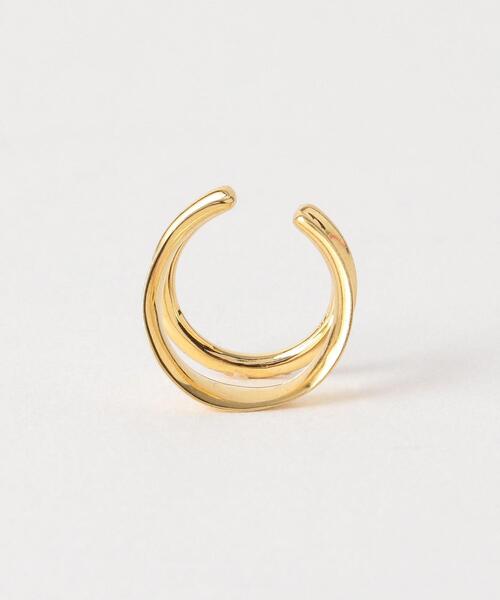 MARIA BLACK（マリアブラック）の「＜MARIA BLACK＞RIPPLES イヤーカフ/18K YG Plated Ψ（イヤーカフ・レディース・ゴールド・FREE）」の2枚目の写真