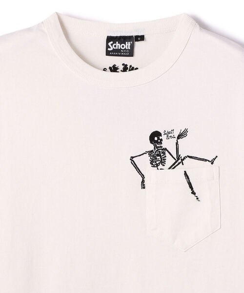 schott（ショット）の「Schott/ショット/SS T-SHIRT EMBROIDERY