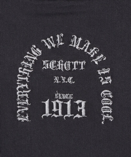 schott（ショット）の「Schott/ショット/SS T-SHIRT EMBROIDERY