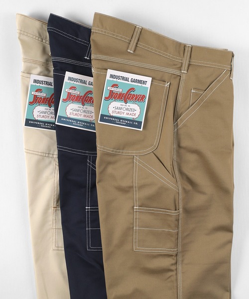 UNIVERSAL OVERALL(ユニバーサルオーバーオール)の「【UNIVERSAL OVERALL/ユニバーサルオーバーオール】 ペインターパンツ/ レギュラーフィット(チノパンツ・メンズ・アイボリー/ベージュ/ブラック/ライトブラウン/ネイビー・S/M/L)」の1枚目の写真