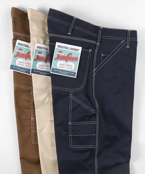UNIVERSAL OVERALL(ユニバーサルオーバーオール)の「【UNIVERSAL OVERALL/ユニバーサルオーバーオール】 ペインターパンツ/ レギュラーフィット(チノパンツ・メンズ・アイボリー/ベージュ/ブラック/ライトブラウン/ネイビー・S/M/L)」の5枚目の写真