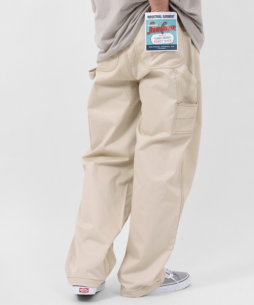 UNIVERSAL OVERALL(ユニバーサルオーバーオール)の「【UNIVERSAL OVERALL/ユニバーサルオーバーオール】 ペインターパンツ/ レギュラーフィット(チノパンツ・メンズ・アイボリー/ベージュ/ブラック/ライトブラウン/ネイビー・S/M/L)」の9枚目の写真