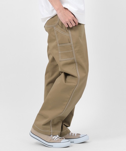 UNIVERSAL OVERALL(ユニバーサルオーバーオール)の「【UNIVERSAL OVERALL/ユニバーサルオーバーオール】 ペインターパンツ/ レギュラーフィット(チノパンツ・メンズ・アイボリー/ベージュ/ブラック/ライトブラウン/ネイビー・S/M/L)」の17枚目の写真