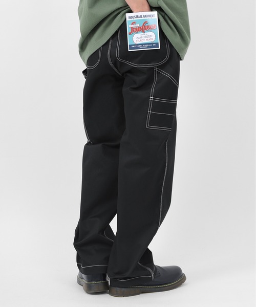 UNIVERSAL OVERALL(ユニバーサルオーバーオール)の「【UNIVERSAL OVERALL/ユニバーサルオーバーオール】 ペインターパンツ/ レギュラーフィット(チノパンツ・メンズ・アイボリー/ベージュ/ブラック/ライトブラウン/ネイビー・S/M/L)」の12枚目の写真