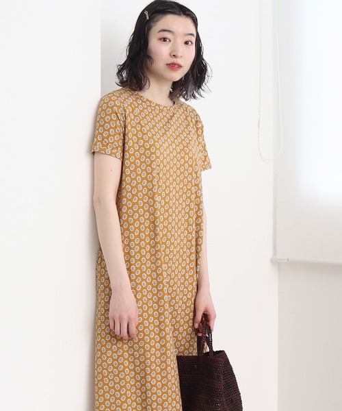 PAR ICI（パーリッシィ）の「天竺ペイズリープリントワンピース