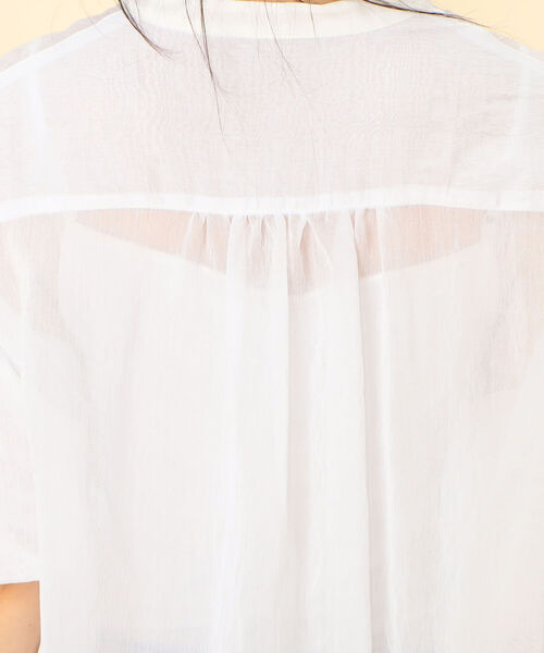 NOLLEY’S(ノーリーズ)の「◇【WEB限定】バルーン袖サイドリボンブラウス(シャツ/ブラウス・レディース・オフホワイト/ミント/ブラック・FREE)」の8枚目の写真