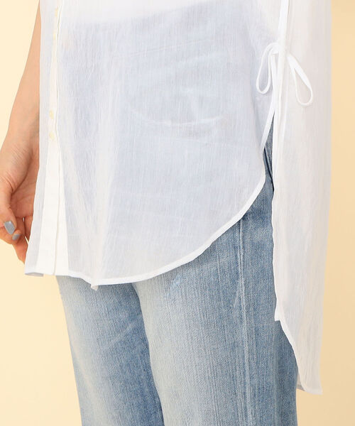 NOLLEY’S(ノーリーズ)の「◇【WEB限定】バルーン袖サイドリボンブラウス(シャツ/ブラウス・レディース・オフホワイト/ミント/ブラック・FREE)」の10枚目の写真