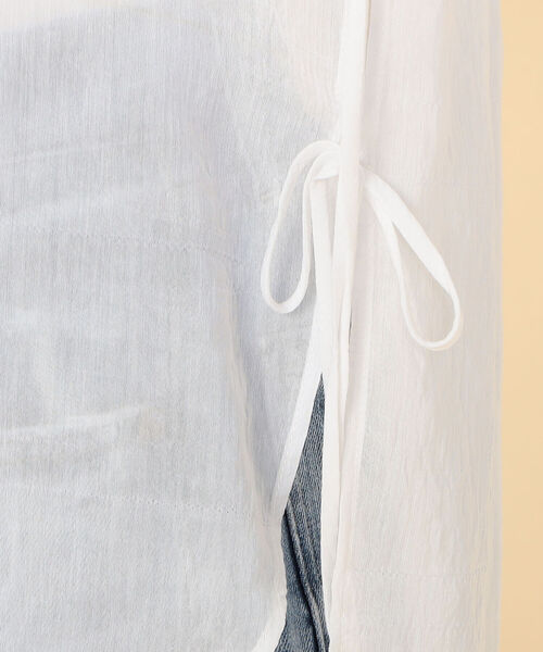 NOLLEY’S(ノーリーズ)の「◇【WEB限定】バルーン袖サイドリボンブラウス(シャツ/ブラウス・レディース・オフホワイト/ミント/ブラック・FREE)」の11枚目の写真