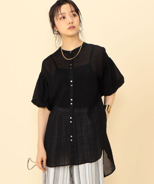 NOLLEY’S(ノーリーズ)の「◇【WEB限定】バルーン袖サイドリボンブラウス(シャツ/ブラウス・レディース・オフホワイト/ミント/ブラック・FREE)」の22枚目の写真