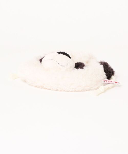 nici/フィギュアフェイスポーチ パンダ 巾着袋 もこもこ（ポーチ