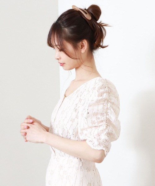 archives（アルシーヴ）の「【入荷禁止】【setupにも】前後2wayレースパワショルブラウス（シャツ/ブラウス・レディース・ブラック/ベージュ/アイボリー・MEDIUM）」の10枚目の写真