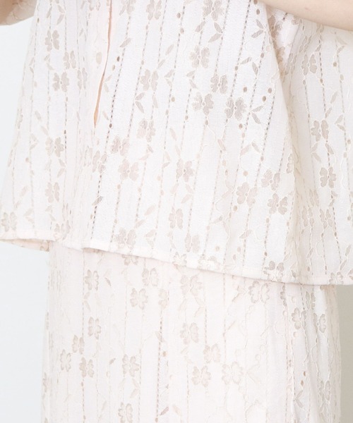 archives（アルシーヴ）の「【入荷禁止】【setupにも】前後2wayレースパワショルブラウス（シャツ/ブラウス・レディース・ブラック/ベージュ/アイボリー・MEDIUM）」の16枚目の写真