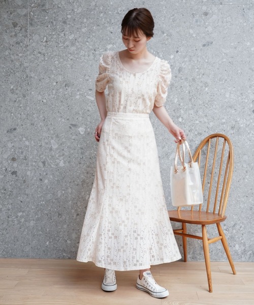 archives（アルシーヴ）の「【入荷禁止】【setupにも】前後2wayレースパワショルブラウス（シャツ/ブラウス・レディース・ブラック/ベージュ/アイボリー・MEDIUM）」の20枚目の写真