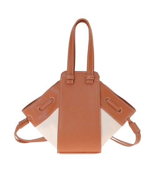 fifth(フィフス)の「キャンバスコンビ2wayバッグ(ハンドバッグ・レディース・ホワイト/キャメル・FREE)」の6枚目の写真