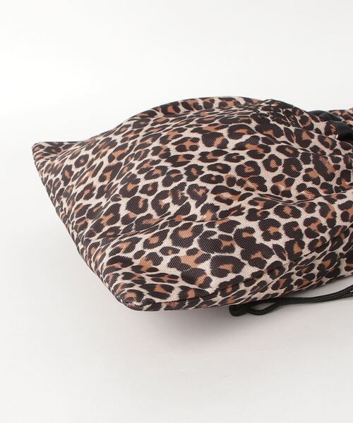 FREDRIK PACKERS（フレドリックパッカーズ）の「【FREDRIK PACKERS】210D PINION SHOULDER S 巾着ショルダーバッグ サコッシュ フレドリックパッカーズ（ショルダーバッグ・レディース・ブラック/レオパード・FREE）」の8枚目の写真