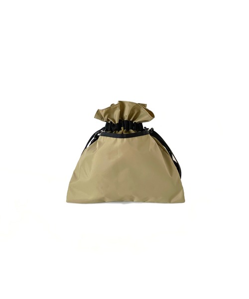 FREDRIK PACKERS（フレドリックパッカーズ）の「【FREDRIK PACKERS】210D PINION SHOULDER S 巾着ショルダーバッグ サコッシュ フレドリックパッカーズ（ショルダーバッグ・レディース・ブラック/レオパード・FREE）」の5枚目の写真