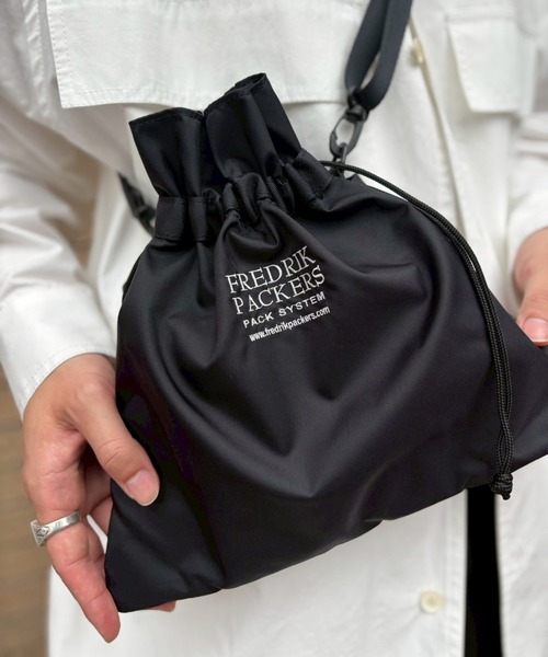 セール】【FREDRIK PACKERS】210D PINION SHOULDER S 巾着ショルダー