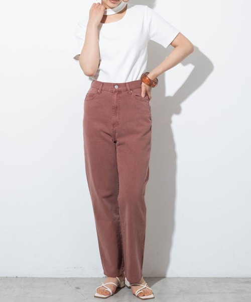 WEGO（ウィゴー）の「WEGO/チョーカーリブTシャツ（Tシャツ/カットソー・レディース・ホワイト/ブラック/カーキ/オレンジ系その他6・FREE）」の16枚目の写真