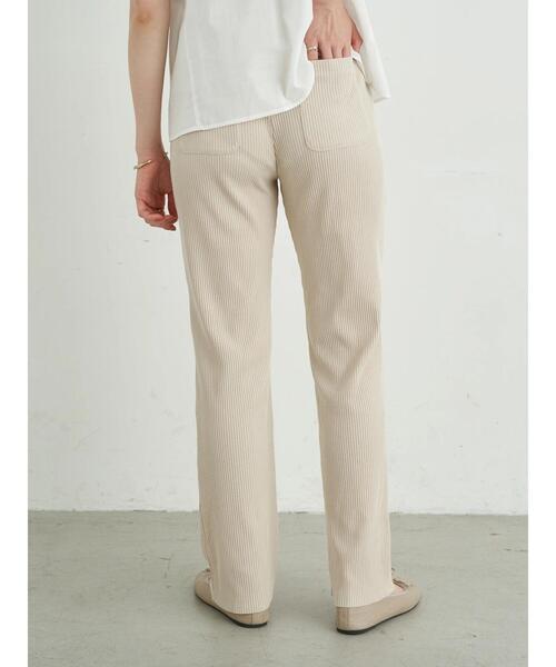 earth music&ecology（アースミュージックアンドエコロジー）の「すきな丈カットリブパンツ ＊（その他パンツ・レディース・ブラウン/ブラック/ミント/ホワイト系その他2・FREE）」の7枚目の写真