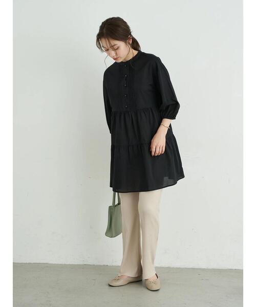 earth music&ecology（アースミュージックアンドエコロジー）の「すきな丈カットリブパンツ ＊（その他パンツ・レディース・ブラウン/ブラック/ミント/ホワイト系その他2・FREE）」の14枚目の写真