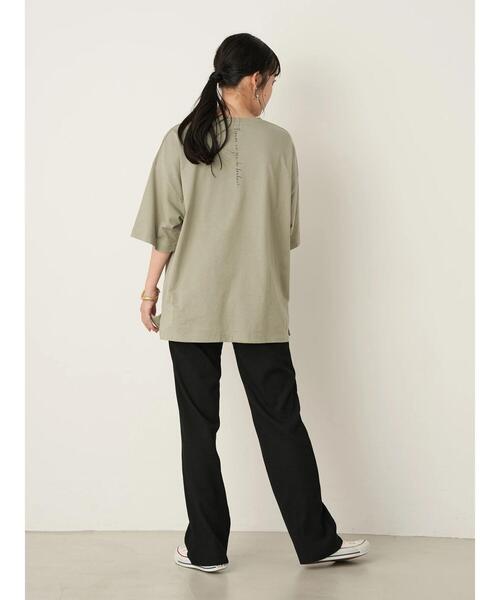 earth music&ecology（アースミュージックアンドエコロジー）の「すきな丈カットリブパンツ ＊（その他パンツ・レディース・ブラウン/ブラック/ミント/ホワイト系その他2・FREE）」の22枚目の写真