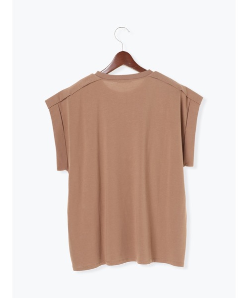 Te chichi（テチチ）の「エポーレットカットプルオーバー（Tシャツ/カットソー・レディース・ベージュ/ブラウン/チャコール・ﾌﾘ-）」の14枚目の写真