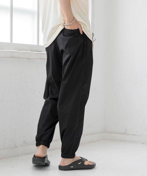 coen（コーエン）の「コットンワッシャージョガーイージーパンツ（その他パンツ・メンズ・ブラック/ダークグレー・SMALL/MEDIUM/LARGE/X-LARGE）」の4枚目の写真