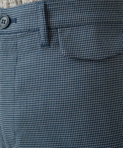 Kastane(カスタネ)の「カラーチェックフレアスラックスパンツ(スラックス・レディース・アイボリー/グリーン/ブルー/オレンジ・1/2)」の19枚目の写真